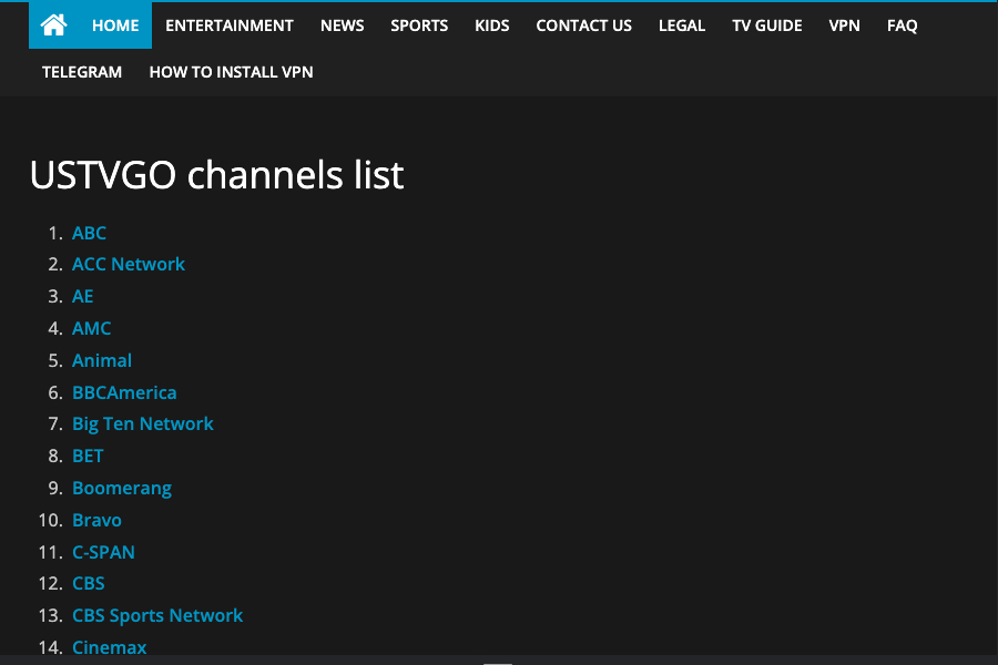 USTVGO